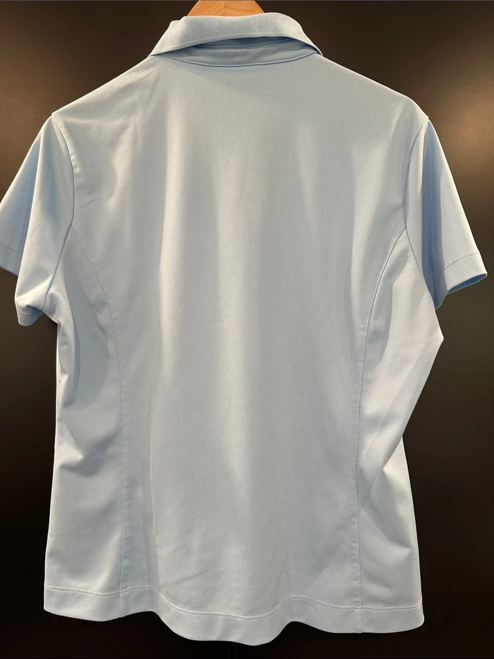Nike Golf‎ Fit Dry Polo Shirt Womens XL Light Blue Short Sleeve Performance Top